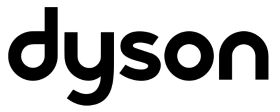 Black Dyson logo on transparent background to display on a logo carousel of Brands that work with Soreto
