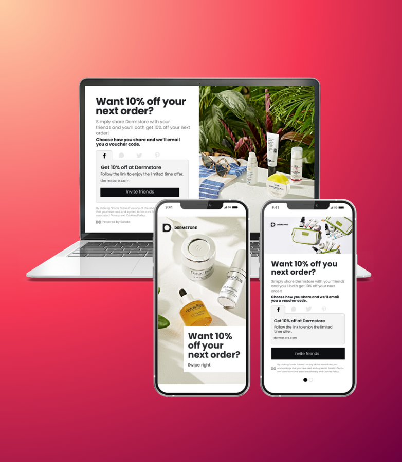 health and beauty brands Soreto Drives 103 Revenue Growth With Incentivised Referrals soreto case study